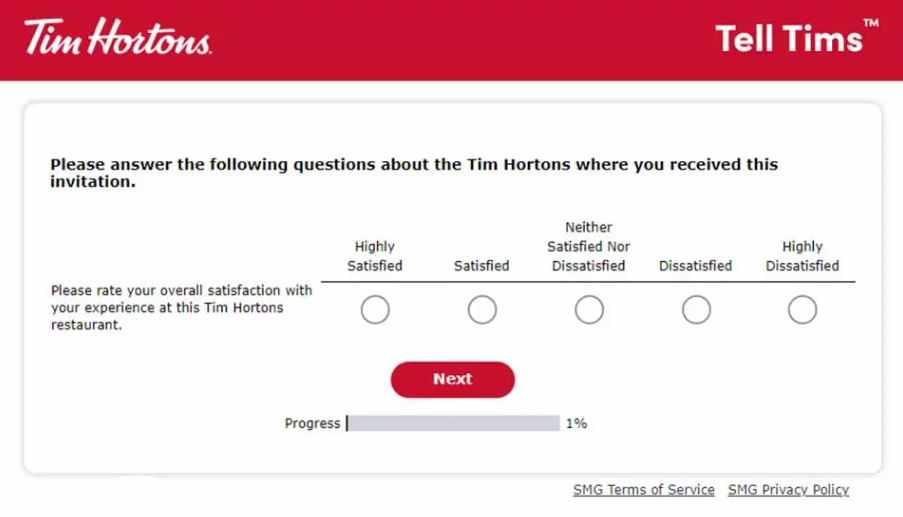 Tell Tims UK Survey 1
